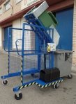 Volteador de contenedores eléctrico,  hasta 200kg 1